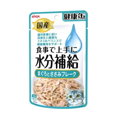 Aixia Kenko Pouch Water Supplement Tuna & Chicken Fillet Flakes 40g
